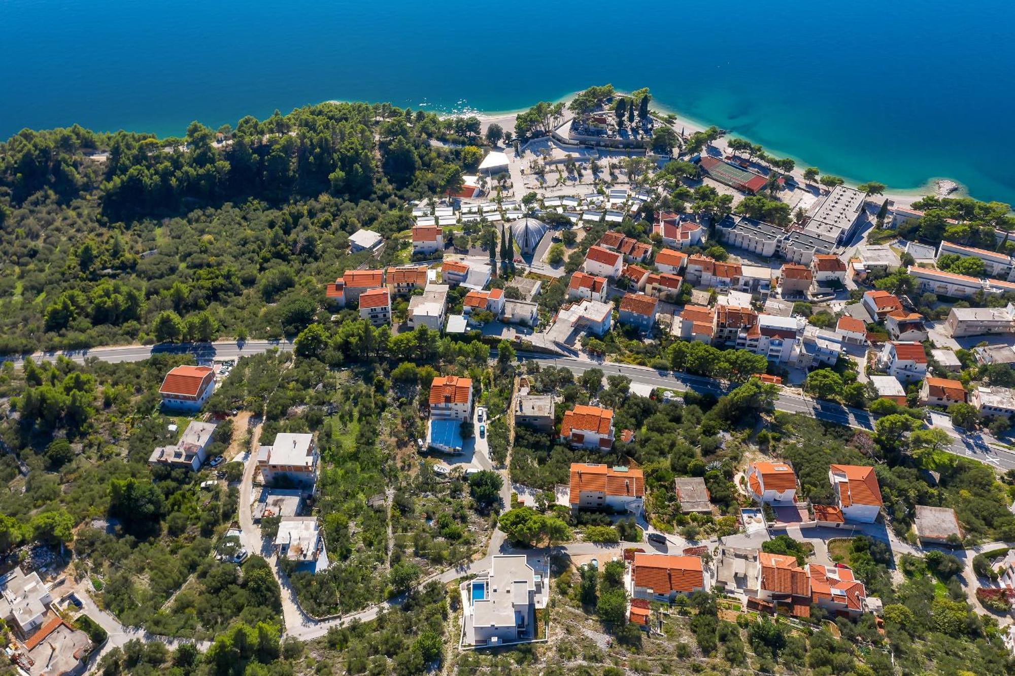 Апартаменты Golden Horizon Retreat Подгора Экстерьер фото